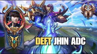 Deft's Jhin ADC - Tactical Precision in Korean Challenger SoloQ Sub ENG/KR