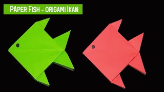 Paper Fish | Origami Ikan - Cara Membuat Ikan Dari Kertas Origami - Diy Paper Fish #origami