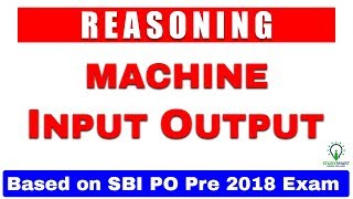 5 Marks Input Output Question based on sbi po pre 2018 exam