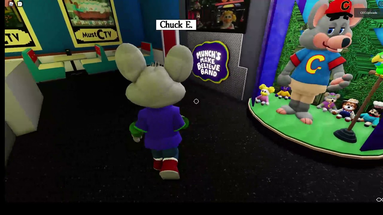 Chuck E Cheese Rockin Robot Cec Studio Stage Youtube