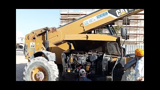 CAT TELEHANDLER 580 SIMPLE ENGINE TROUBLE LOW POWER