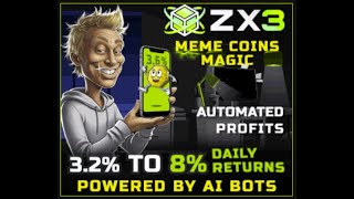 ZX3! WITHDRAWALS KEEP LANDING! EARN 3.2 TO 8% DAILY!!