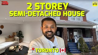 2 Storey Semi-detached House in Toronto | $1.1 Million House Tour | Real Estate Market updates