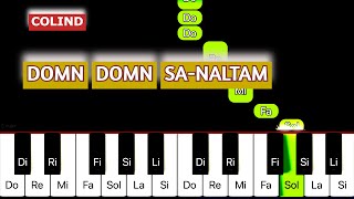 Domn Domn sa naltam - TUTORIAL PIAN + PARTITURA Cristian Chifan