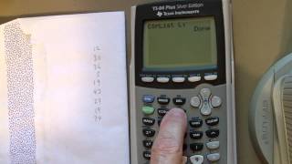 Using the "LIST" function on a TI83