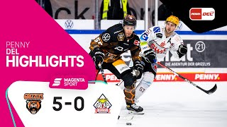 Grizzlys Wolfsburg - Pinguins Bremerhaven | Highlights PENNY DEL 21/22