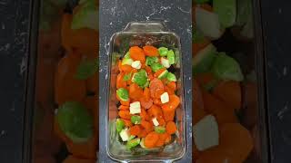 Honey Garlic Carrots and Brussel Sprouts | Easy Thanksgiving Side Dish | Recipe