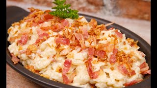 Käsespätzle (osztrák sajtos nokedli)