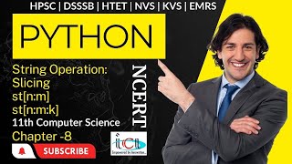 Python String Slicing| python NCERT| python tutorial in Hindi| python for beginners| python lectures