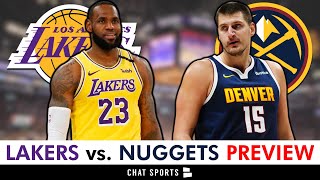 Lakers vs. Nuggets Preview NBA Playoffs Round 1: Prediction, Analysis & Keys To