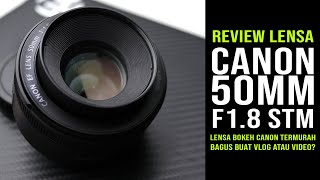 Review lensa canon 50mm f1.8 STM, lensa bokeh budget terbaik Canon?