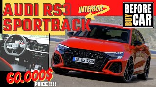 Audi RS3 Sportback for 60.000$ Engine Sound Drive, Interior Audi RS3 2022 Visual Review [no comment]