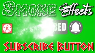Smoke Effect Subscribe Button (green screen)