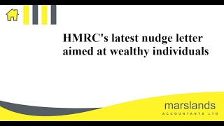 HMRCs latest nudge letter aimed at wealthy individuals