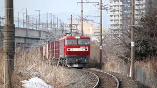 東北本線 EH500形3062レ 盛岡～仙北町 2015年2月22日