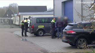 Politie doet invallen in Hoogeveen, Hollandscheveld en Geesbrug. 19 december 2017