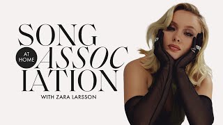 Zara Larsson is Back for Round 2 of Song Association, Sings Ciara, & “Look What You’ve Done” | ELLE