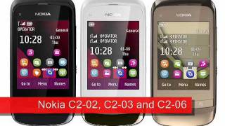 Nokia C2-02, C2-03 and C2-06