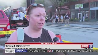 Neighboring business owner speaks on fire that destroyed 2 uptown Lexington businesses