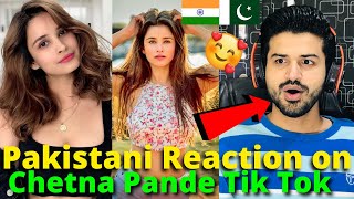 Pakistani React on Chetna Pande Latest TIKTOK VIDEOS | Indian Film Actress | Reraction Vlogger