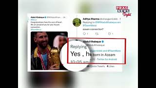 Congress MP Abdul Khaleque claims Messi was born in Assam, deletes tweet later