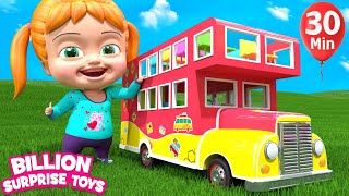 The Wheels on the Bus - BillionSurpriseToys Nursery Rhymes, Kids Songs