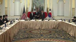 First Ever Trilateral Meeting with Japan and Korea