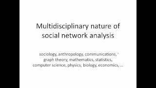 Week 3: Introduction to Social Network Analysis