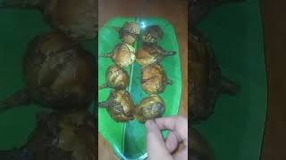 stuffed brinjal fry 🤤👍😋👌 full video in sartaz javeed  youtube channel #short