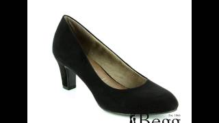 Tamaris 22418-001 Black high-heeled shoes