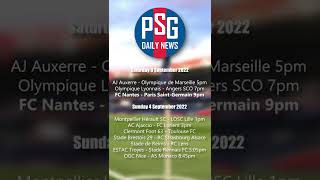 #shorts Ligue 1 Matchday 6 fixtures