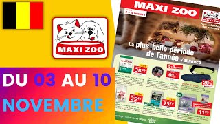 folder MAXI ZOO du 3 au 10 novembre 2021 ⚠️ Arrivage - BELGIQUE