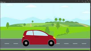 Car Animation tutorial - Adobe Animate 2023