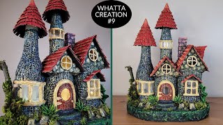 DIY Fairy House using Glass Bottles | Casa de Hadas | Сказочный дом | परियों का घर