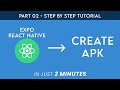 Create APK File in React Native Expo | 2024 UPDATE