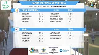 Pacific Island Cricket Challenge - 2023 Men's - Round 2 - Samoa v Papua New Guinea