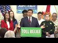 Governor Ron DeSantis program to save Florida drivers money on tolls