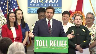Governor Ron DeSantis program to save Florida drivers money on tolls