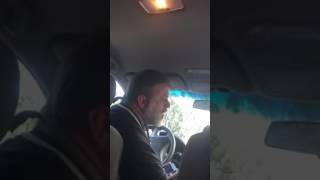 'GET OUT OF MY CAR'  Uber driver wants lady to get out of his car