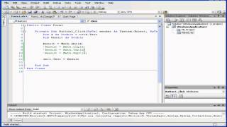 Visual Basic Video Tutorial - Volume 1- Lesson 16: Math Members