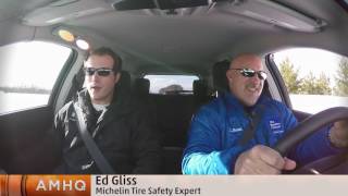 Michelin Winter Tires Braking Demo with Jim Cantore