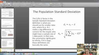 Mean  \u0026 Standard Deviation, \u0026 Counting Experiments