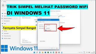 Cara Melihat Password Wifi di Windows 11 Trick Windows 11