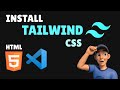 How to install Tailwind css  in Html step by step | install tailwind css