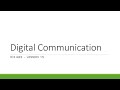 Digital Communication