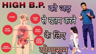 Control high blood pressure ( Hypertension). Yoga for high blood pressure (Hypertension).....