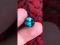 6.50 carats stunning top quality natural neon ink blue tourmaline having amazing glow.