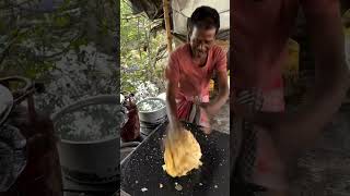 This man makes bread with his dirty hands