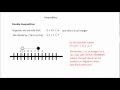 Representing Inequalities and integers (visual examples) GCSE maths revision video