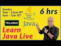 🔴Learn Java Live | Basics | for Beginners 🖖🏼